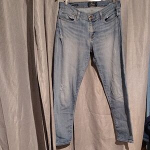 Lucky Brand Faded Blue Sienna Slim Boyfriend Jeans